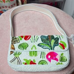 NWT India Beaded Bag